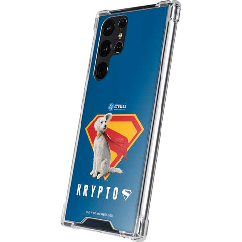 Superman 2025 Krypto the Super Dog Galaxy S24 Ultra Clear Case